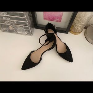 women shoes Pointed Toe Ankle Strap Block Heels